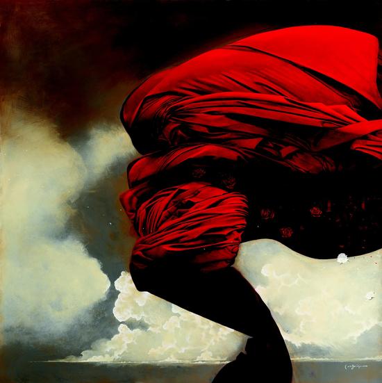 　　Lethbridge Gallery from Australia, Brett Lethbridge, Sow The Wind, Acrylic on canvas, 150 x 150cm, 2006