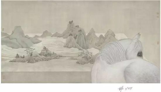 苏云龙《天马江山系列》—— 明四家之文徵

　　21.8×32CM