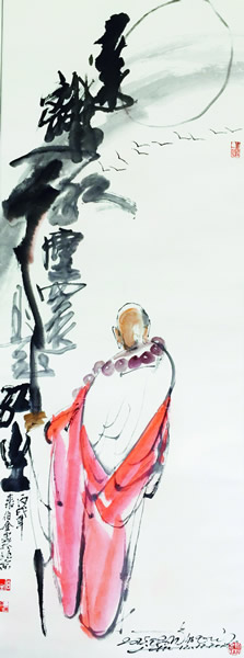 远离红尘还是红尘  133x51cm 2007