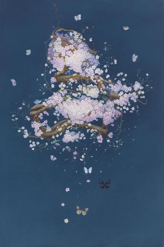 《不树而树》油画，135X90cm，2015年