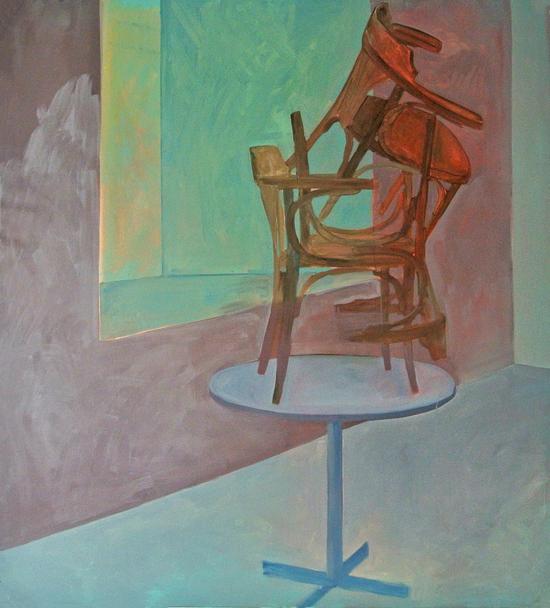 Antonin Strizek 《椅子》布面油画 188x230cm 2016 (捷克)