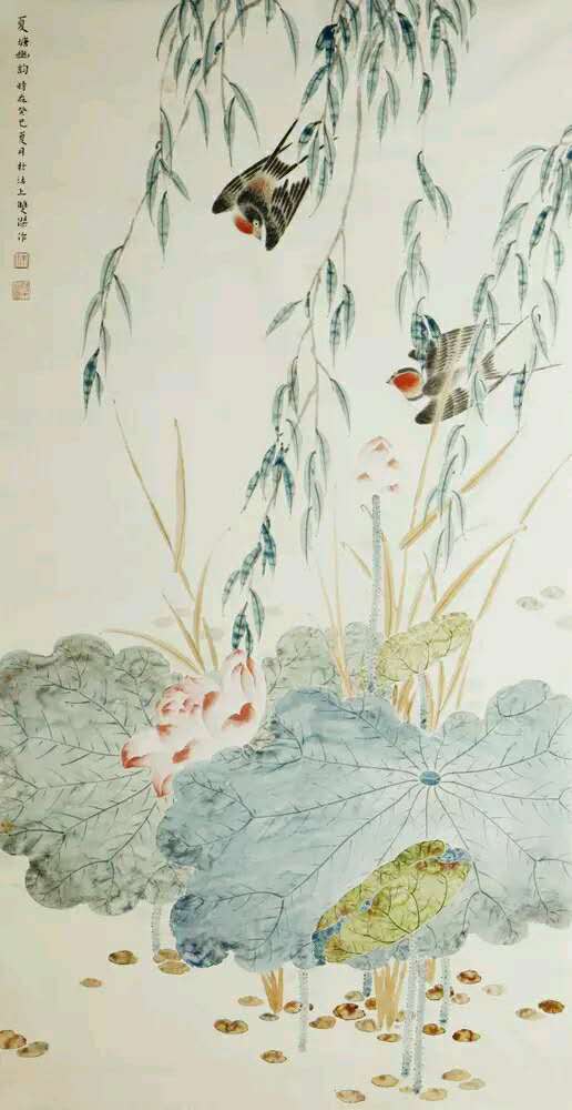 朱双杰《夏塘幽韵》