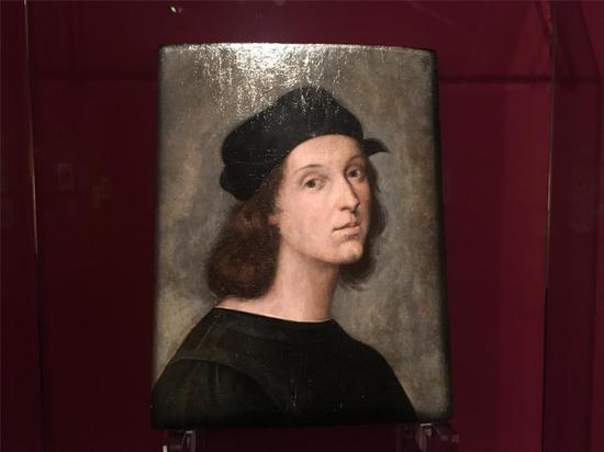 《自画像》，拉斐尔?桑西，意大利，46.3 x 35.5厘米，木板油画，约1505 年