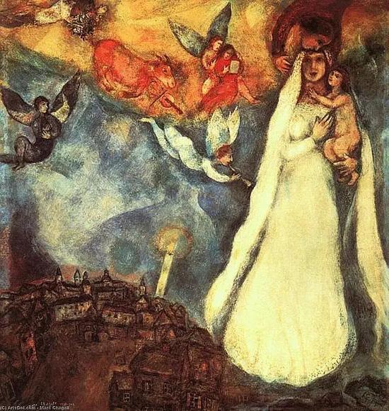 Marc Chagall - Madonna of village