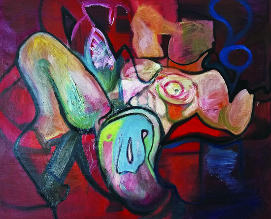 《变异的人2》60×80cm布面油画