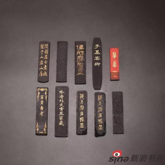 804 清 旧墨一组十锭 RMB 2.19万元