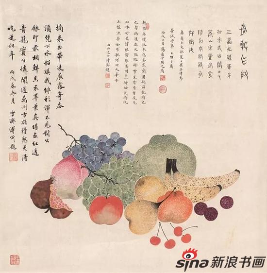 655 丁辅之(1879-1949) 夏日果品 RMB 14.38万元  