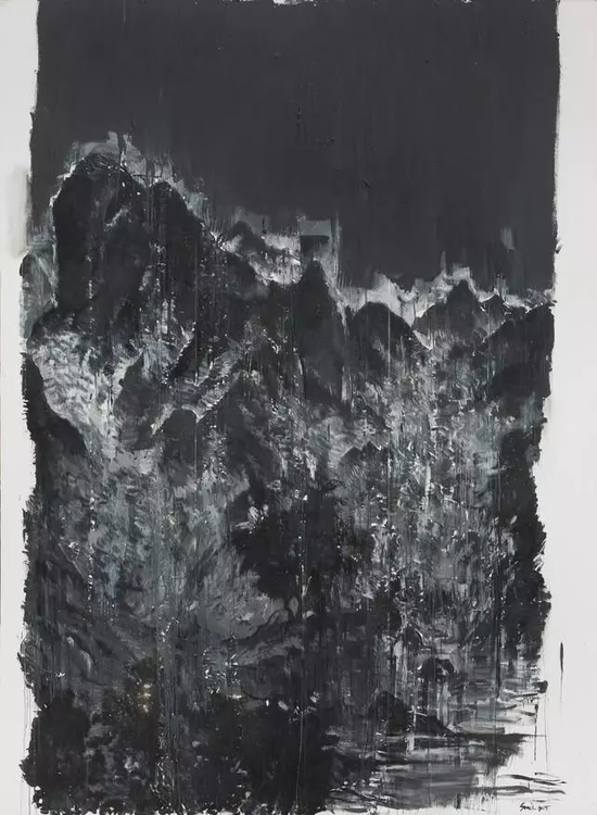 移动山水-4号 260x189cm 布面油画 2015