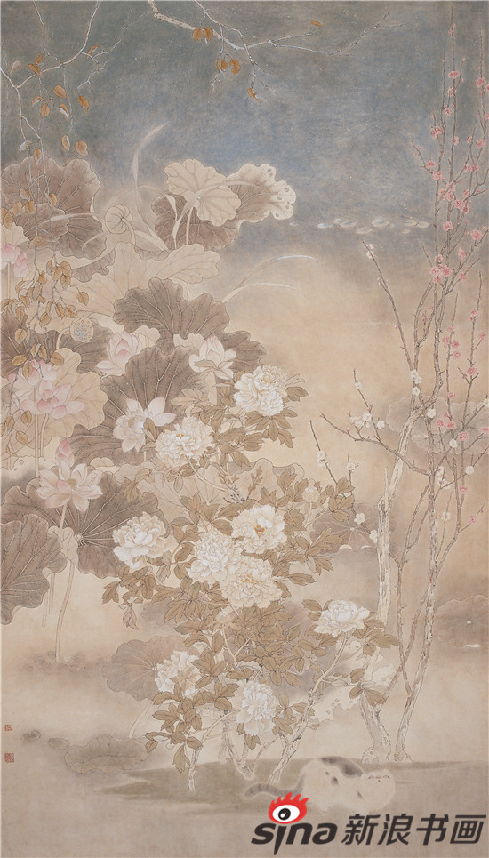 《梦笔生花》120cm×240cm 2005年