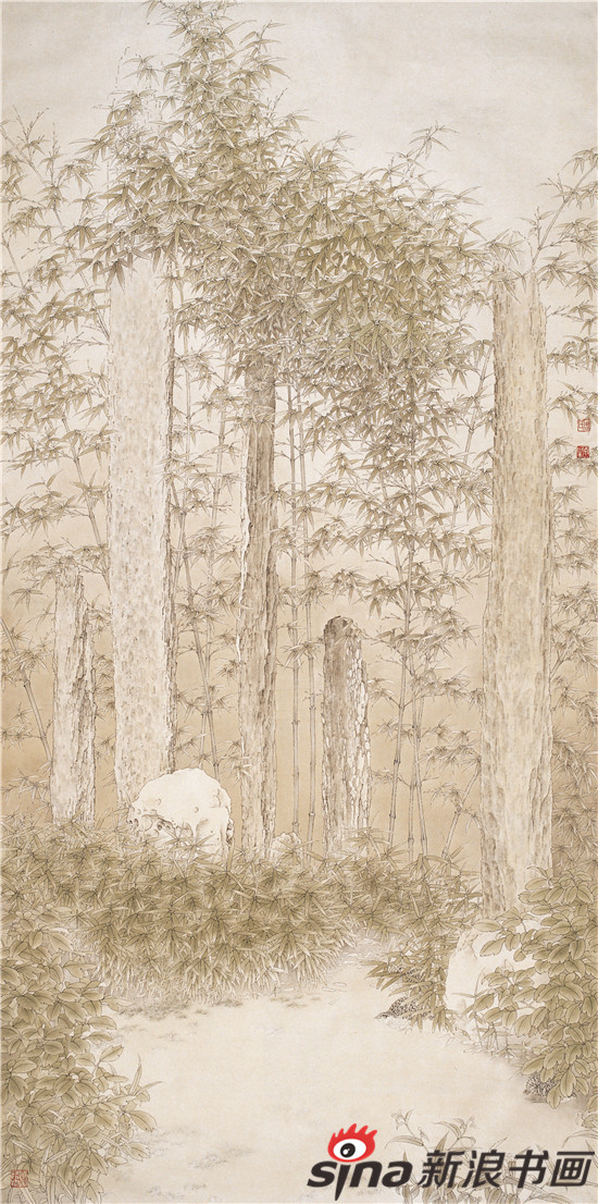 《满园清》120cm×240cm 2003年