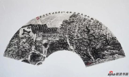 《听于源泉而乐于水》60X20cm