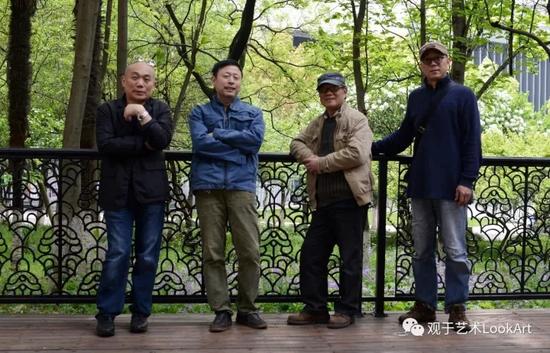从左至右：邢健健、莫雄、陈少立、魏鲁安