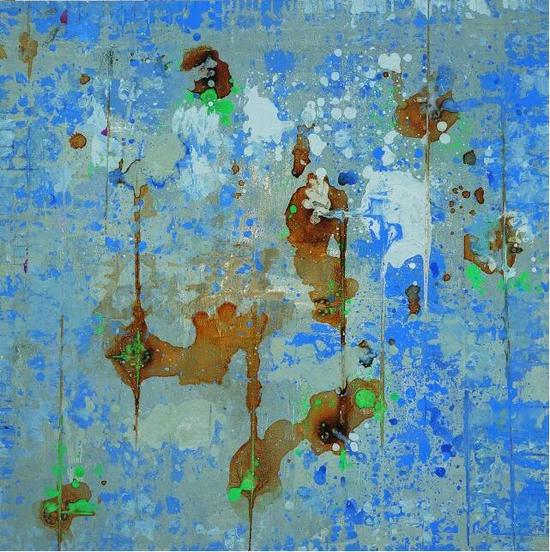 自在（之二）  60×60cm  布面油画 丙烯   2007