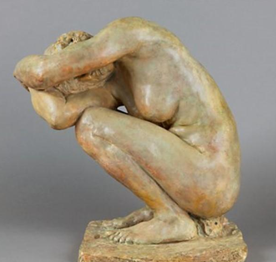 蹲下的妇女、1884-1885卡米耶?克洛岱尔