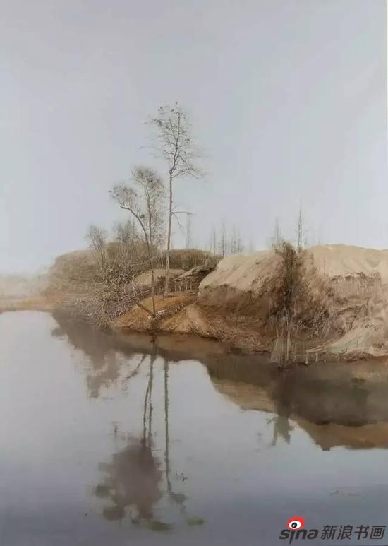 《暖溪》

　　180cm×130cm/2017年