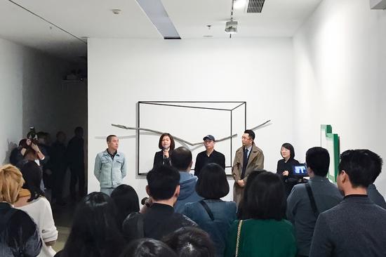 第二届“墙势力-墙报艺术家展”开幕式现场