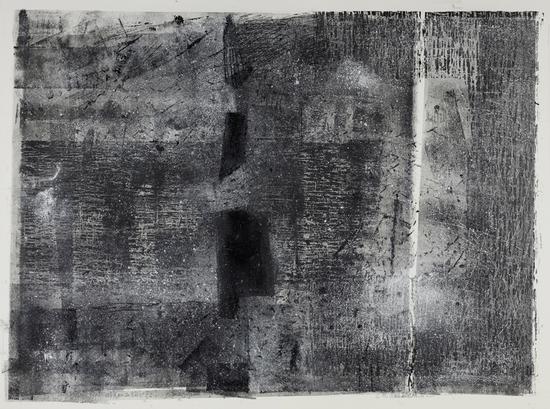 (时间如白驹过隙)纸上综合材料 104cm x140cm 2015
