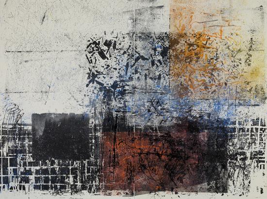 (北京 北京)纸上综合材料 132m x102cm 2016