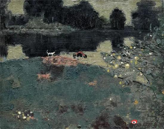 汲水 40×50cm 2017