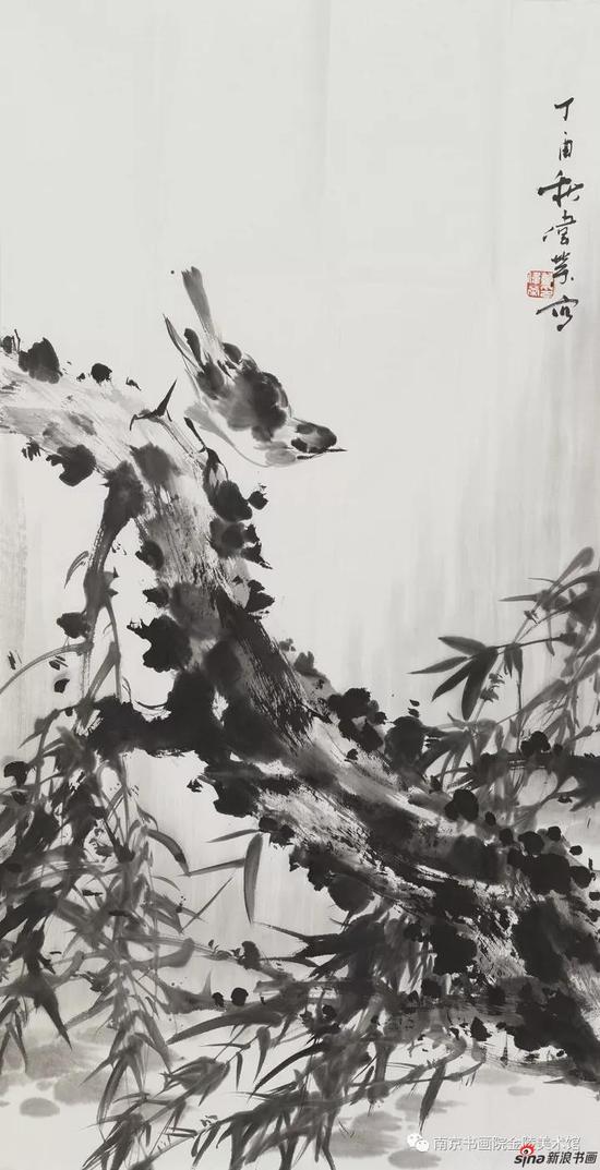 董伟荣《独步春晓》96X50CM