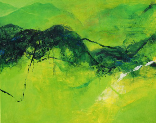 《草木深》布面油彩72.5×91cm2014年王仁傑