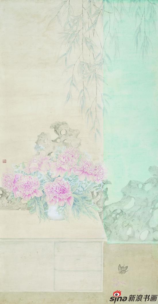 《蝶恋花》 136×68cm