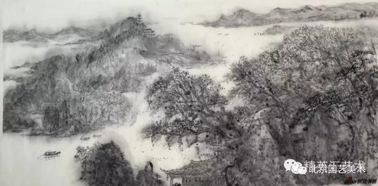 雷峰塔晨韵 139X69cm