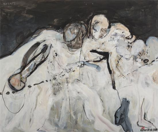 吴维佳 无题 180x150cm 布面油画 2018 吴维佳