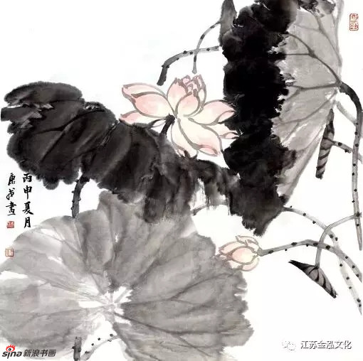 《夏月》 68cm×68cm _康戎