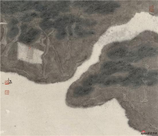 南林烟雨41×47cm·2018年