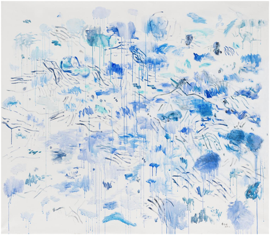 余友涵,2014.2.23-3.7 ,布上丙烯, 188x229cm,2014