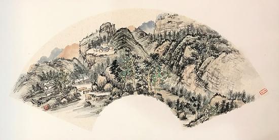 黄振杰 清风徐来1 国画 纸本 2016 天津美术学院