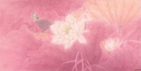 甘永川 红芳馨香十二 33×65cm