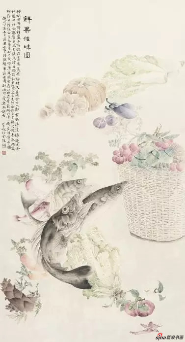 《鲜果佳味图》 180cm×98cm 　　樊 蕾