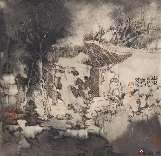 牛孝杰 《山水册一》 31×31cm