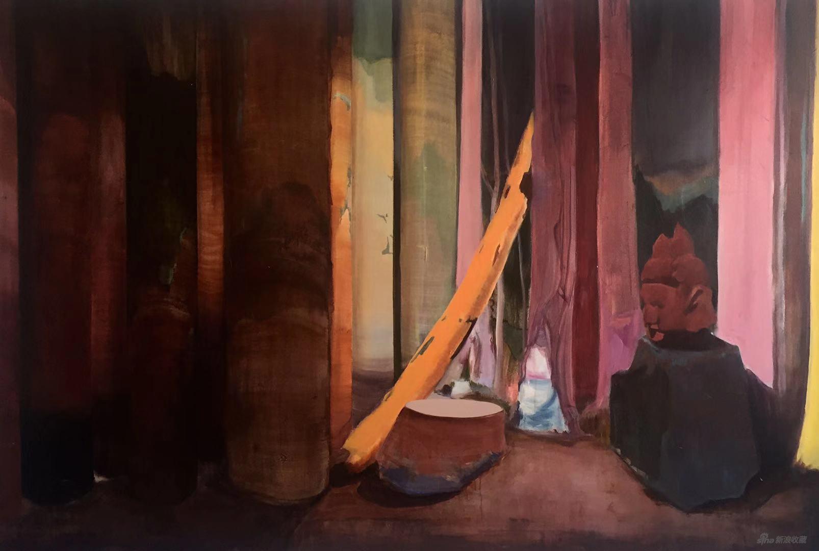 丛林,徐大卫,布面丙烯,150×220 cm,2018