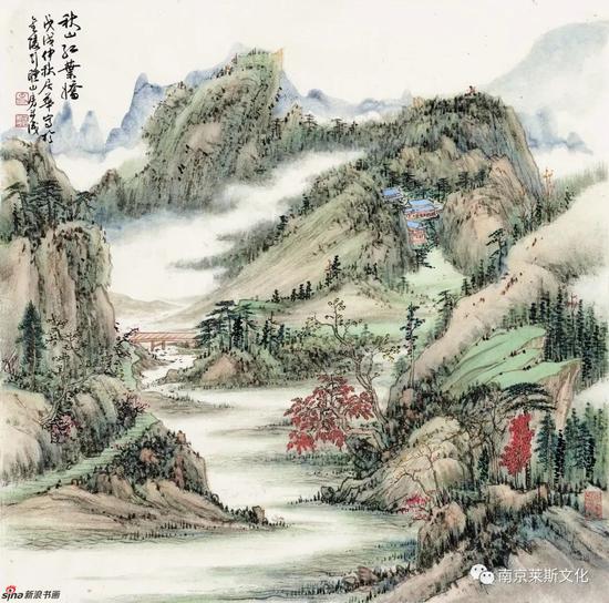 秋山红叶娇 70cm×70cm