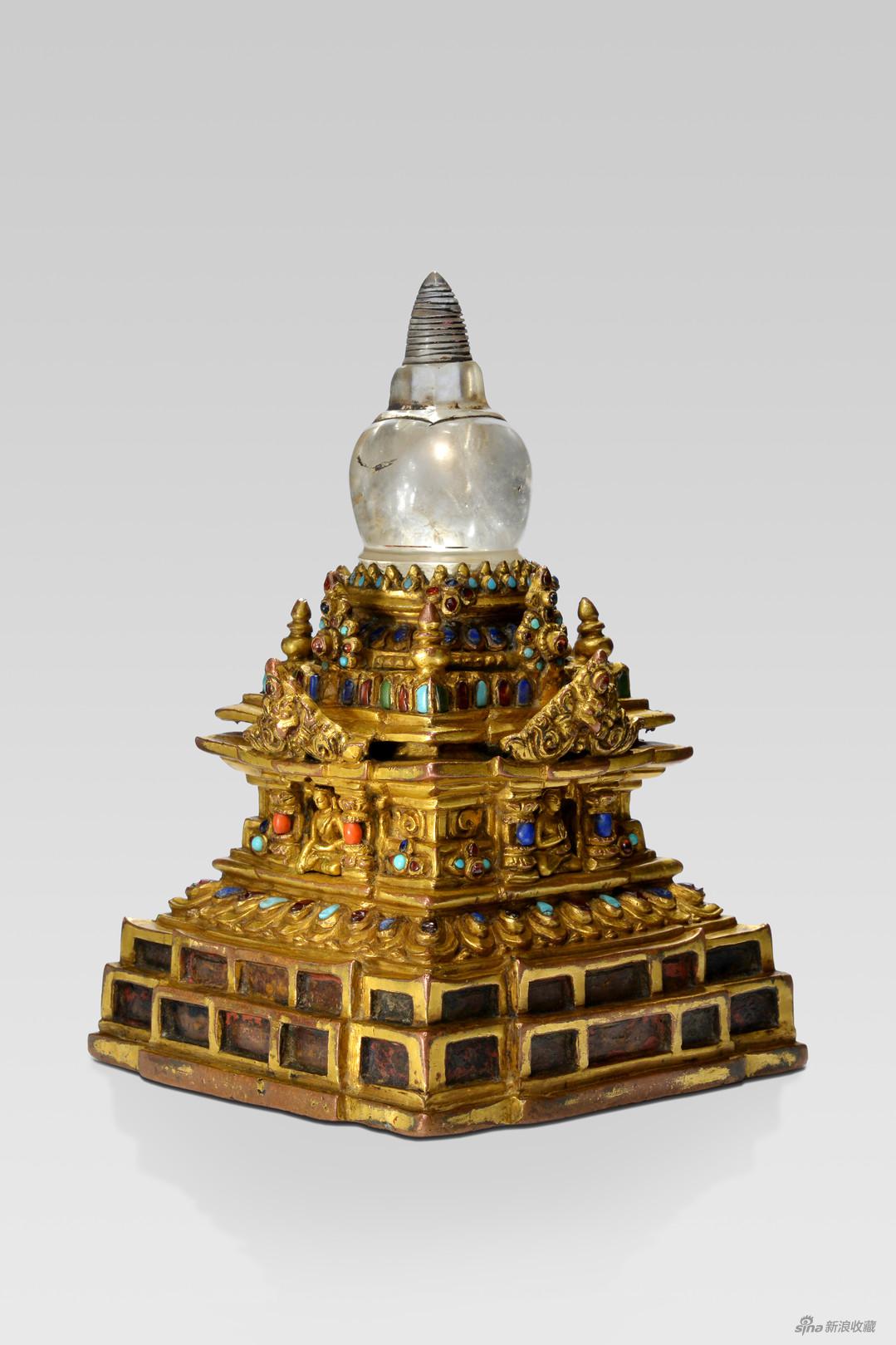 《嵌宝石舍利塔》,供器,来自魑魅魍魉甲子