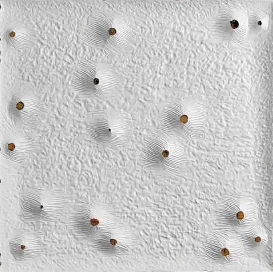 Lot.671 杨心广《无题之九》 2014年 松木综合材料 99.8×100cm