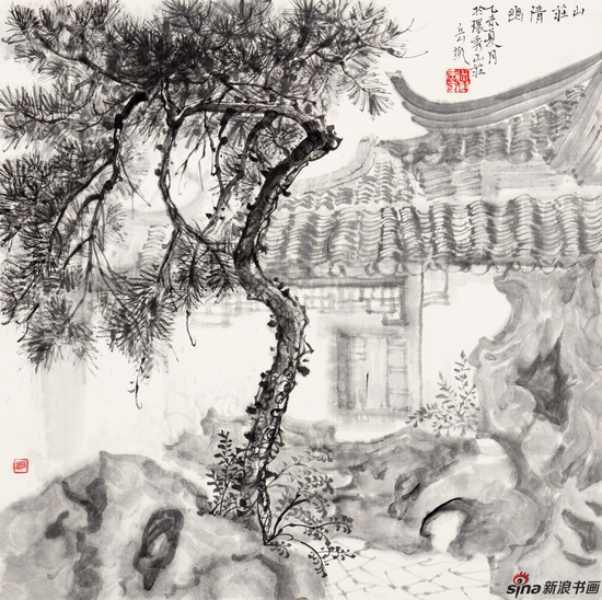 山庄清幽 50cm×50cm 2015