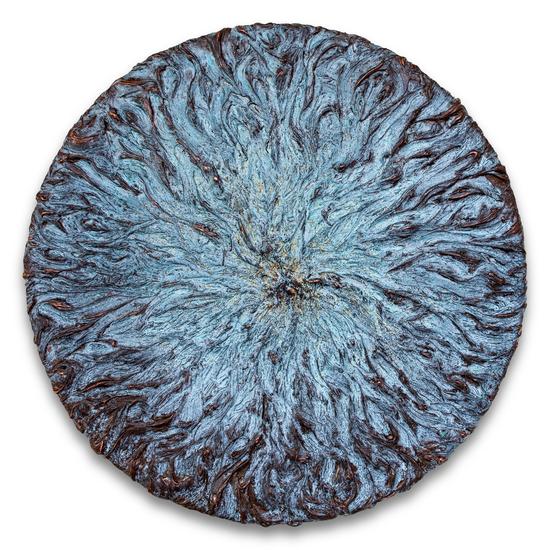 文水万(韩)《FRACTAL(231803)》diameter 69cm, Acrylic on Canvas, 2018