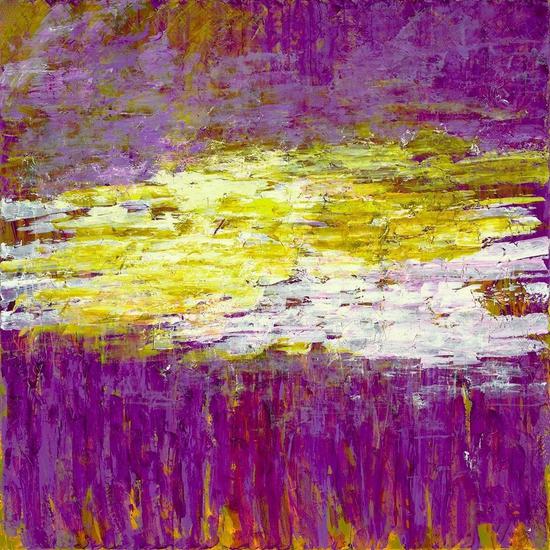 《移动的愿景》布上丙烯 182.88x182.88cm 2015