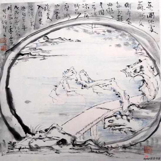 园林 50×50cm