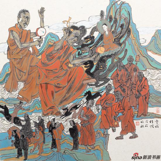 雪域传情 68cmx53cm 2018