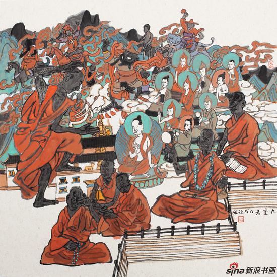 九重天 68cmx53cm 2018
