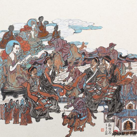 欢乐谷 68cmx53cm 2018