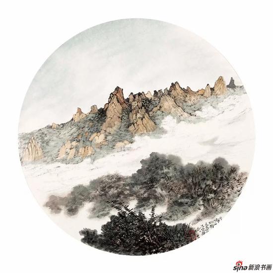 崂山攒翠(一) 33-33cm 2017年