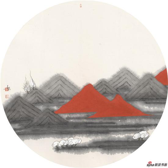 云收雨过60×60cm·2018年