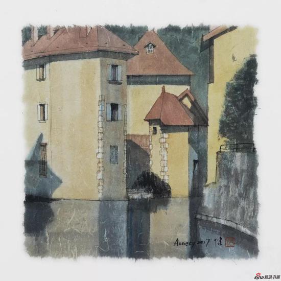 洪健 安纳西 33×33cm