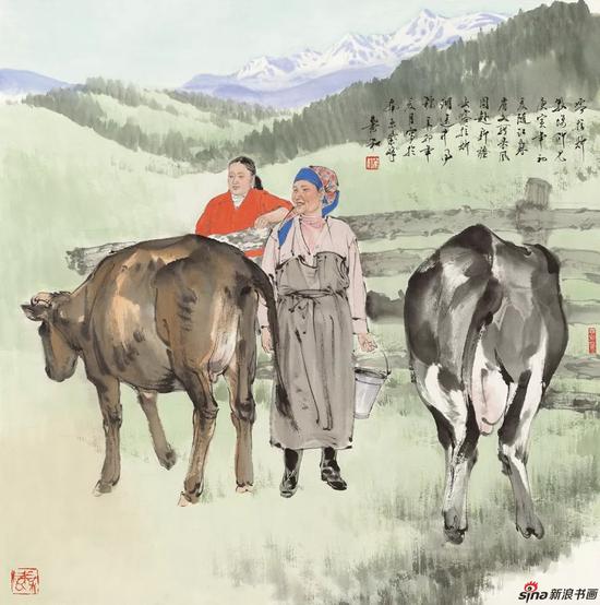 喀拉斯牧场所见?68cm×68cm